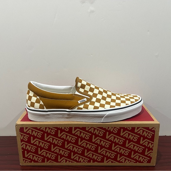 Vans, Classic Slip-On, VN0A33TB9HN, Brown & White - Picture 2 of 13